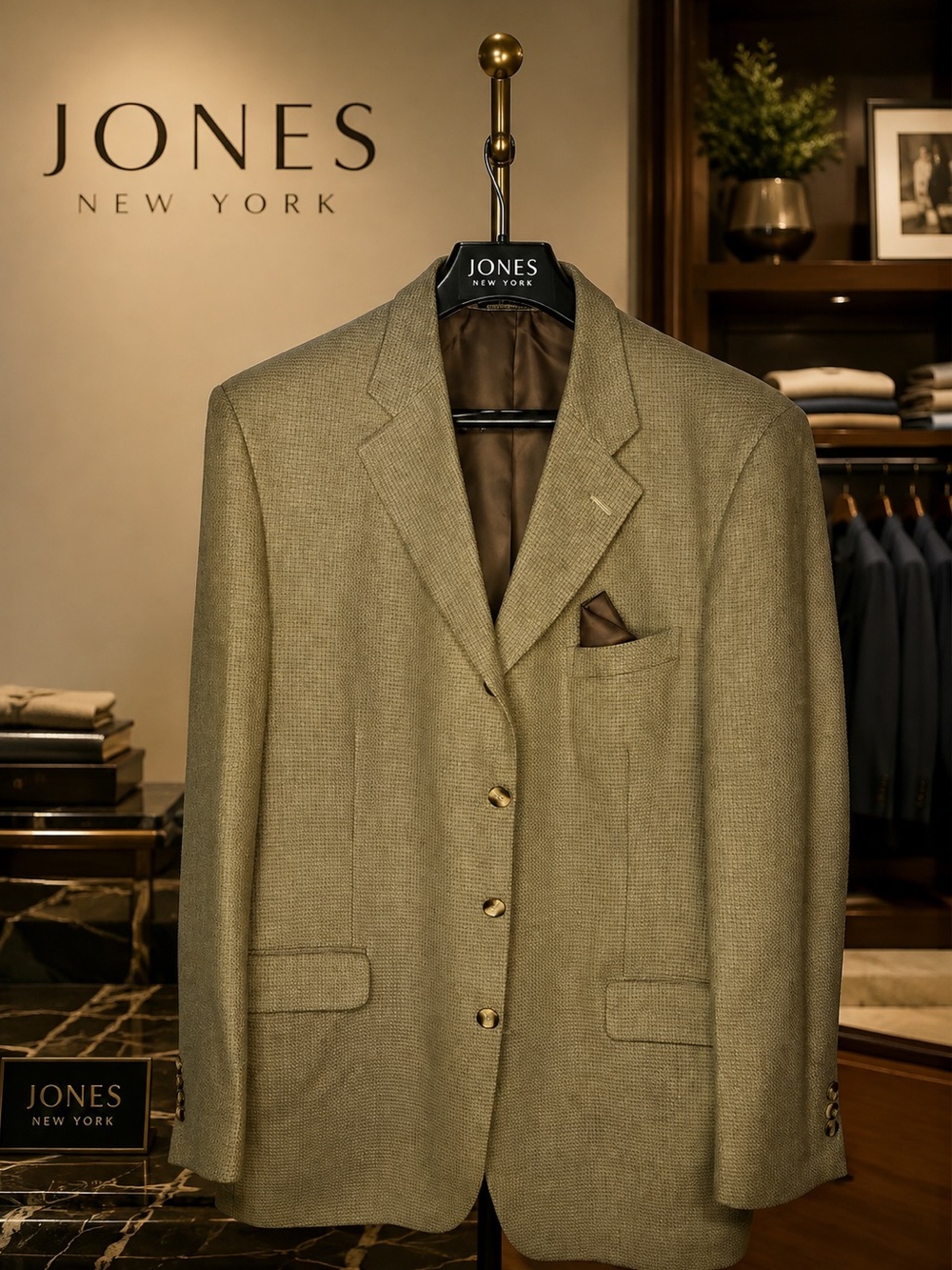 Jones New York | Vtg Taupe sports coat